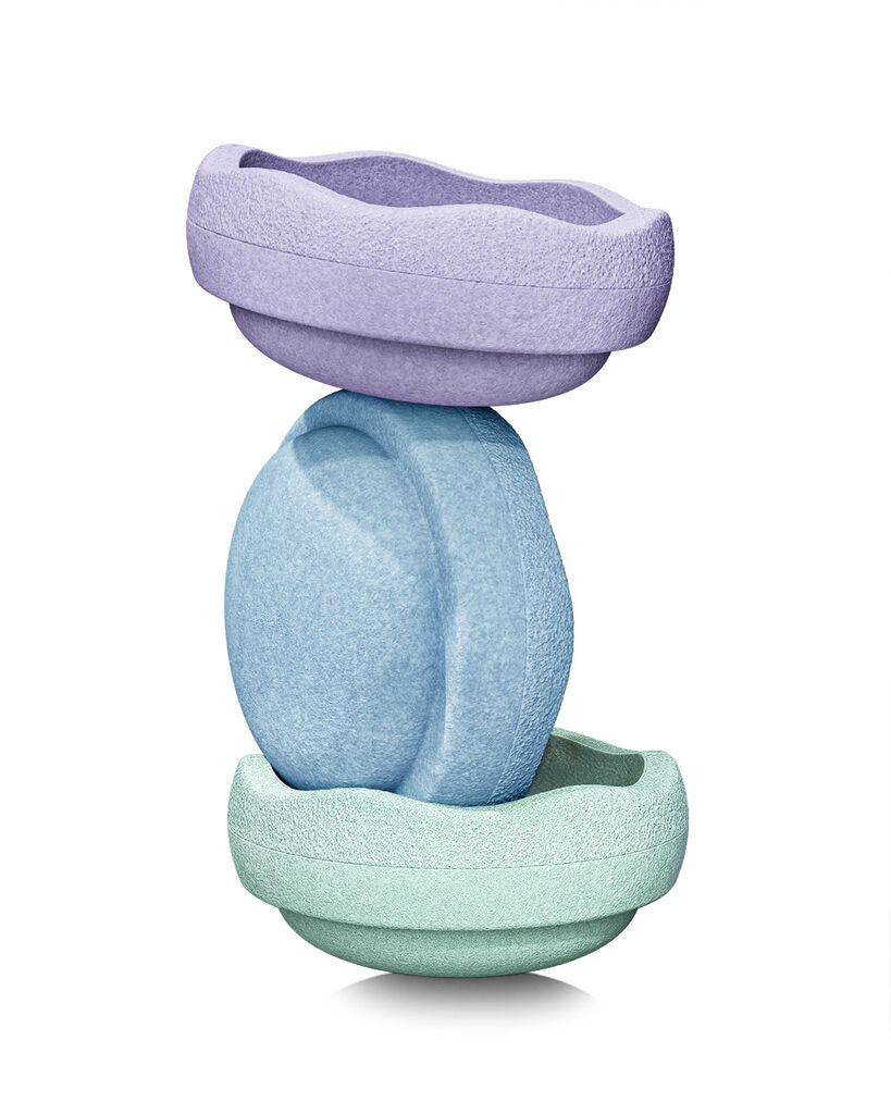 Stapelstein® Original cool pastel 3 el.