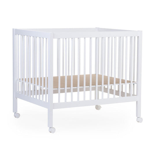 Childhome Drewniany Kojec 95 x 75 cm White
