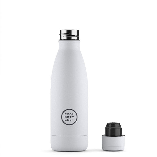 Cool Bottles Butelka termiczna 350 ml Mono White