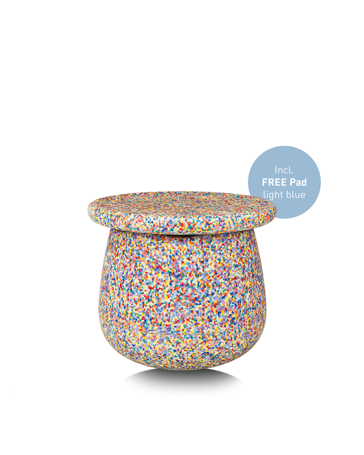 Stapelstein® Dynamic small super confetti 2 el. + free Pad w pasującym kolorze