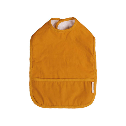Filibabba Zestaw 2 szt. Śliniak wodoodporny Golden Mustard/Light Lavender
