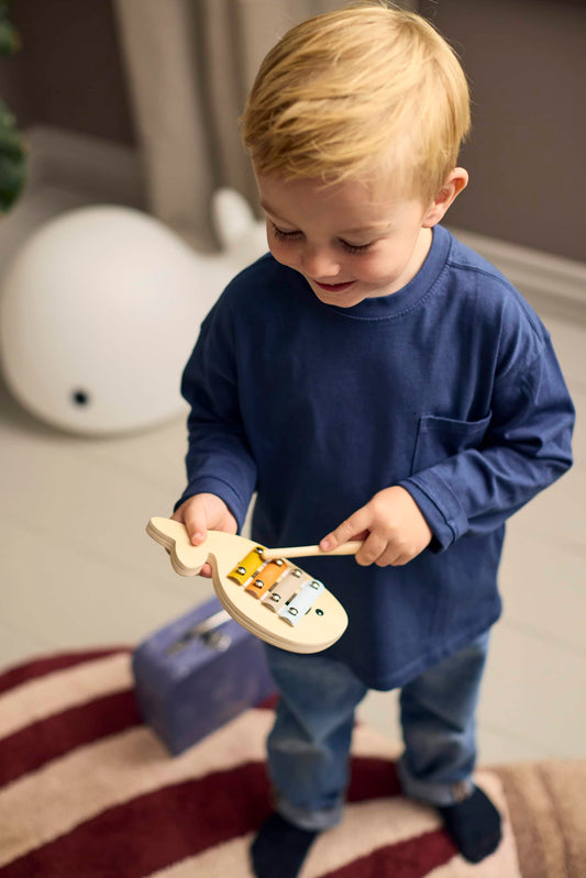 Filibabba Zestaw drewnianych instrumentów w walizce