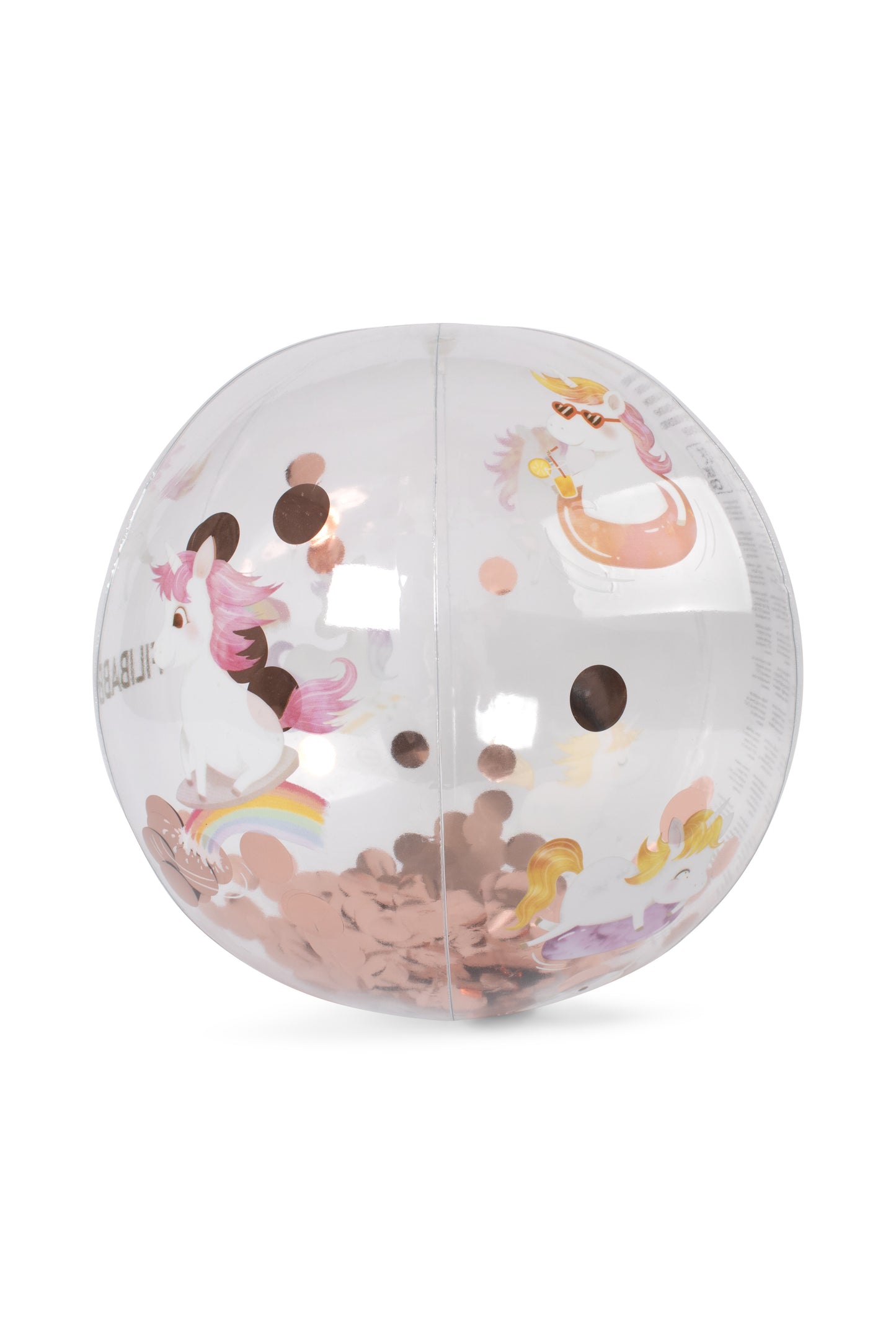 Filibabba Piłka plażowa Unicorn Shores Confetti