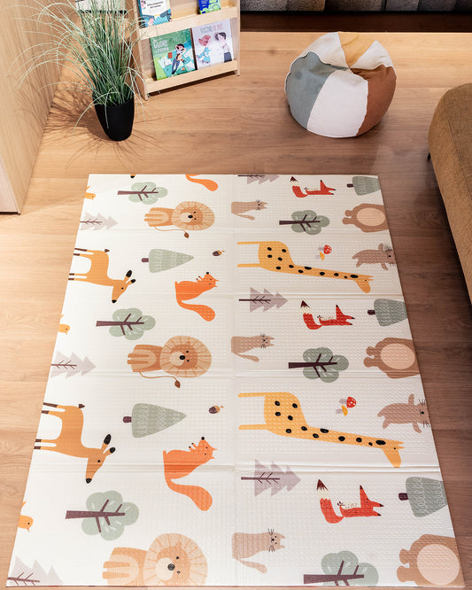 Family Nation mata do zabawy 2w1 dwustronna 180×150 cm – Animal Friends