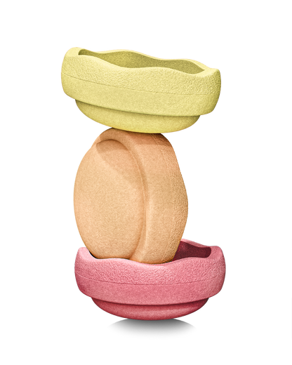 Stapelstein® Original warm pastel 3 el.