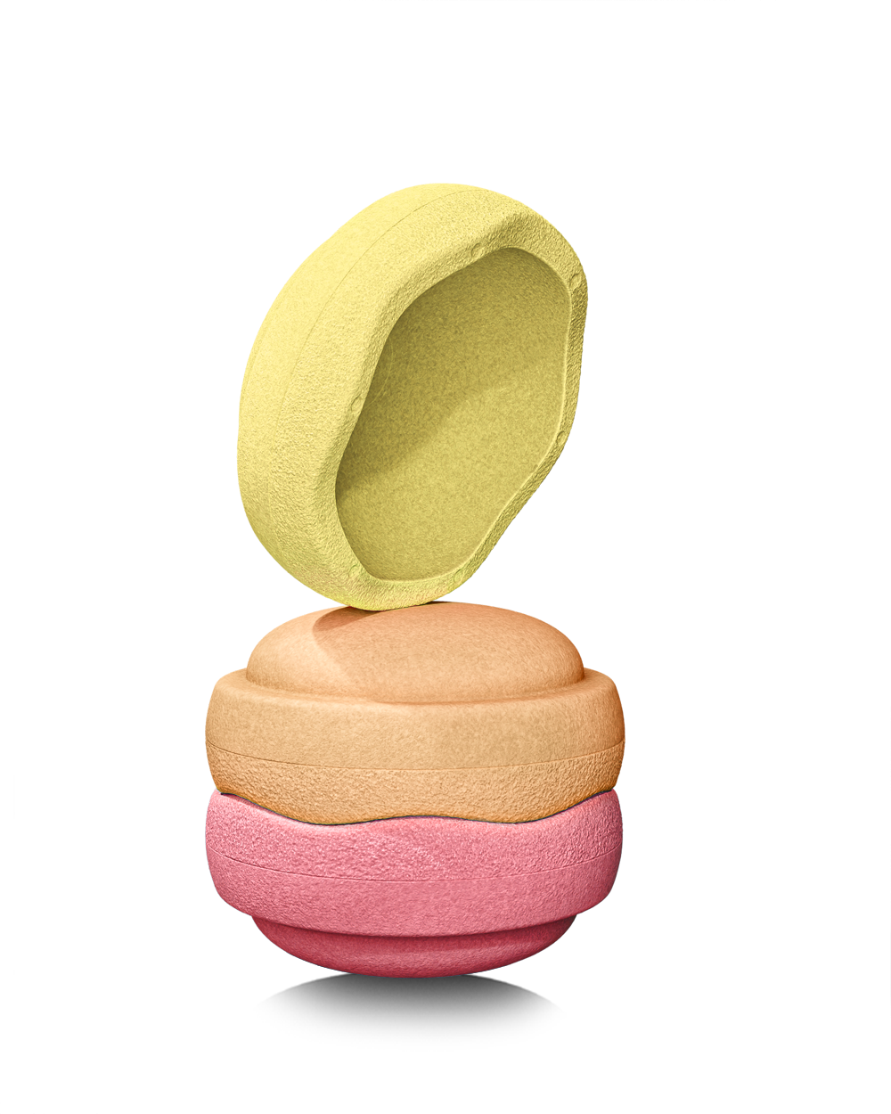 Stapelstein® Original warm pastel 3 el.