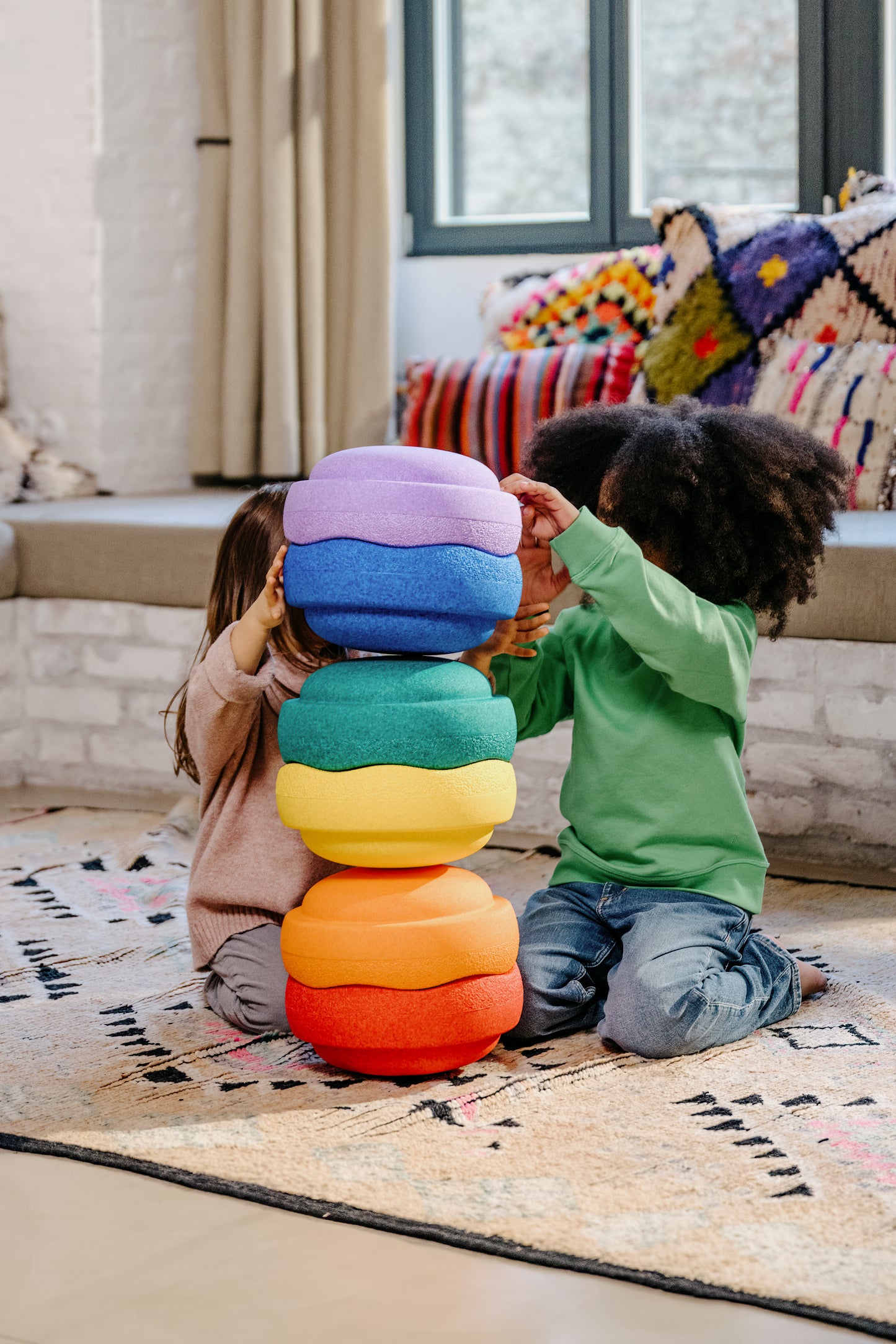 Stapelstein® Original rainbow classic 6 el.
