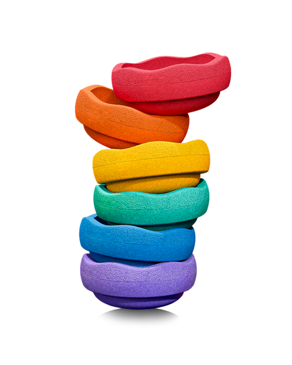 Stapelstein® Original rainbow classic 6 el.