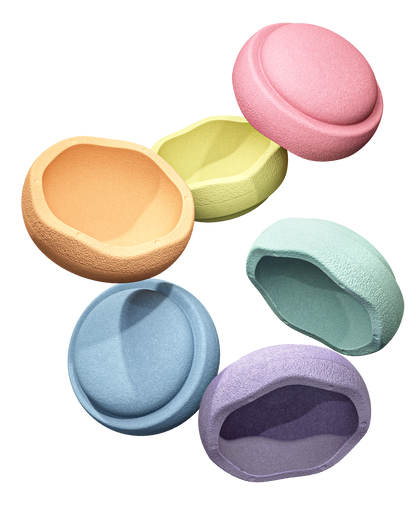 Stapelstein® Original rainbow pastel 6 el.