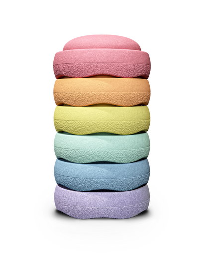 Stapelstein® Original rainbow pastel 6 el.