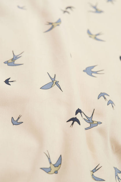 Filibabba Zestaw pościelowy 2 el. Junior Dancing swallow Blue