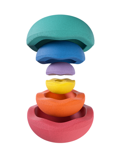 Stapelstein® Inside rainbow classic 6 el.