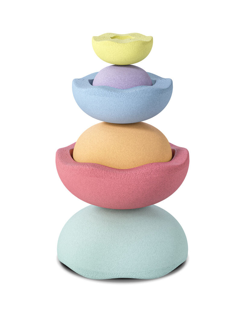 Stapelstein® Inside rainbow pastel 6 el.