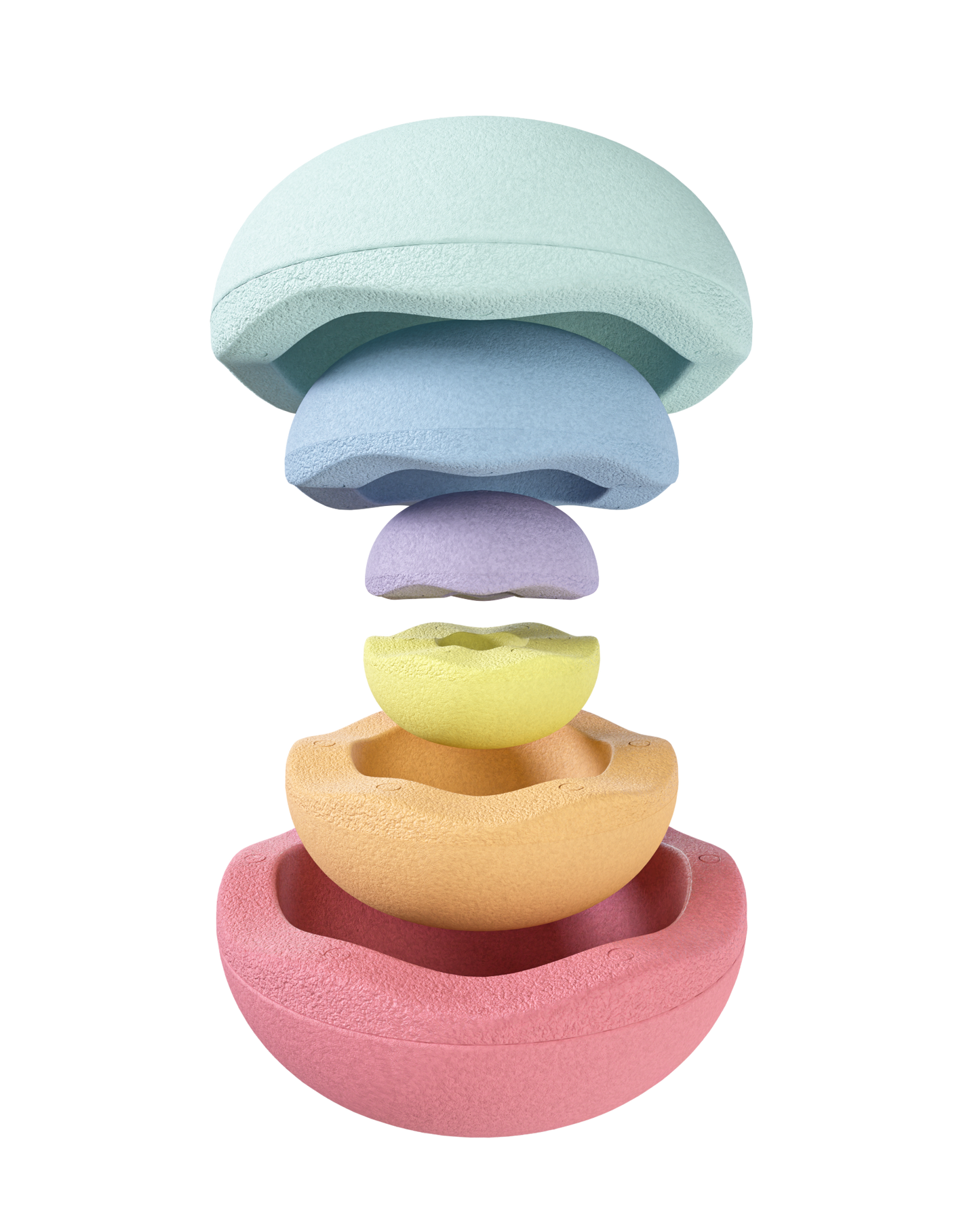 Stapelstein® Inside rainbow pastel 6 el.