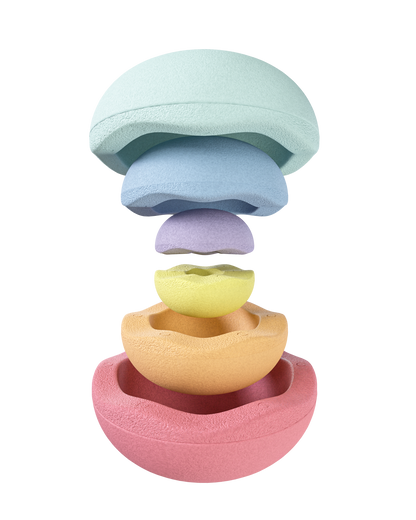 Stapelstein® Inside rainbow pastel 6 el.