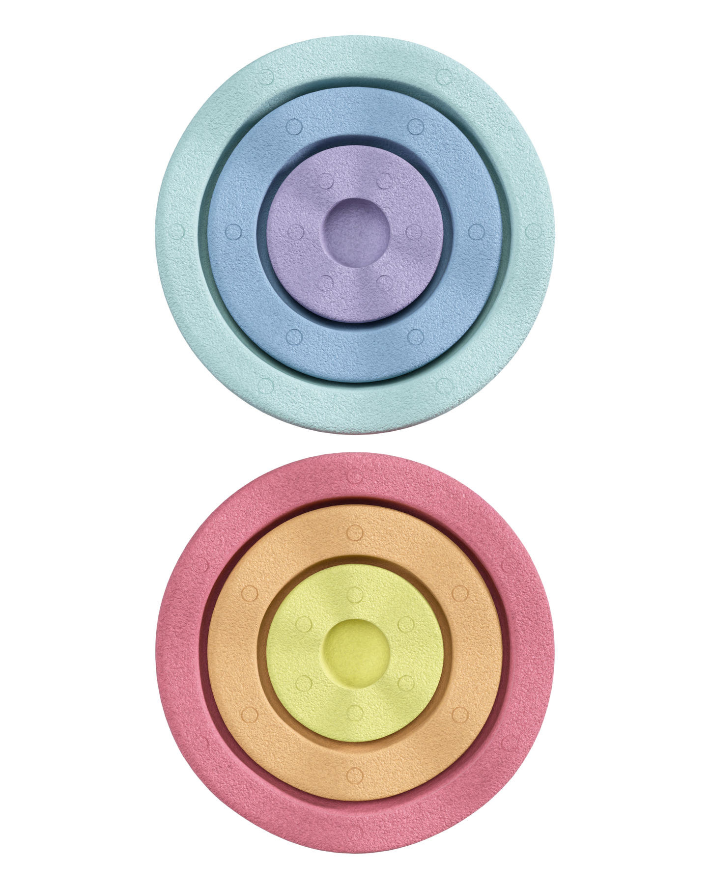 Stapelstein® Inside rainbow pastel 6 el.