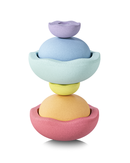 Stapelstein® Inside rainbow pastel 6 el.