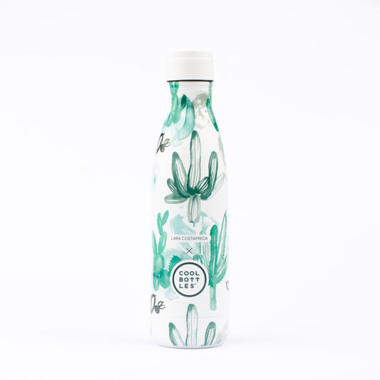 Cool Bottles Butelka termiczna Xclusive! 500 ml Lara Costafreda - Watercolor Cactus