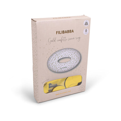 Filibabba Koło do pływania Alfie Gold Confetti