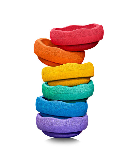 Stapelstein® Original Mini rainbow classic 6 el.