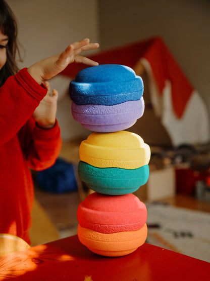 Stapelstein® Original Mini rainbow classic 6 el.