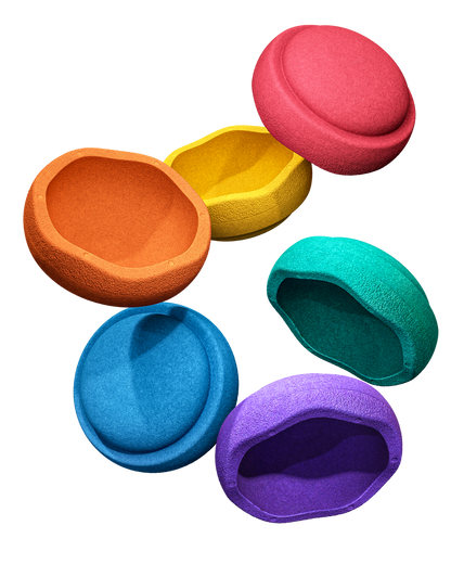 Stapelstein® Original Mini rainbow classic 6 el.