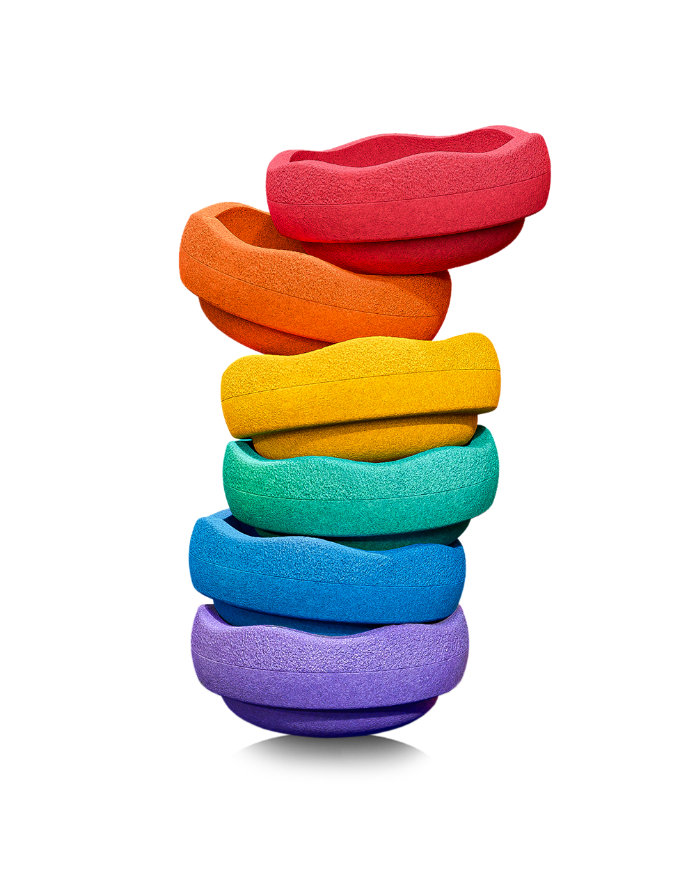Stapelstein® Original Mini rainbow classic 6 el.