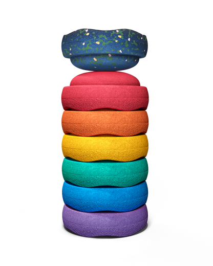 Stapelstein® Original Mini rainbow classic 6 el.