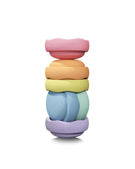 Stapelstein® Original Mini rainbow pastel 6 el.