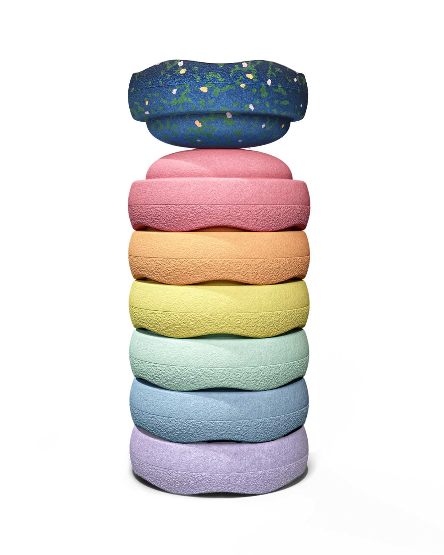 Stapelstein® Original Mini rainbow pastel 6 el.