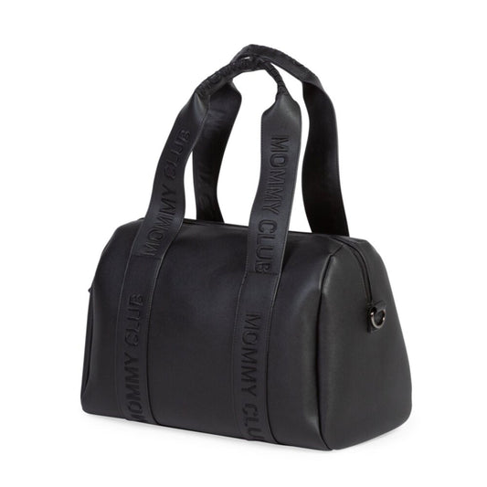 Childhome Torba do wózka Mommy Club Vegan Leather Black