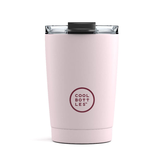 Cool Bottles Kubek termiczny 330 ml Pastel Pink