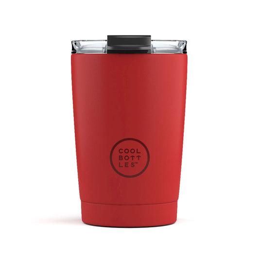 Cool Bottles Kubek termiczny 330 ml Vivid Red