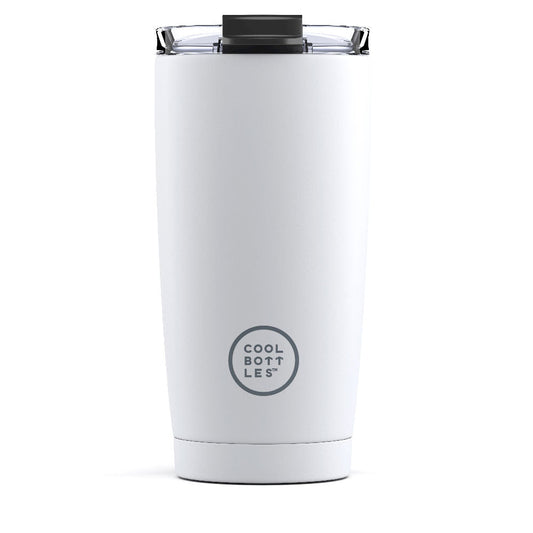Cool Bottles Kubek termiczny 550 ml Mono White