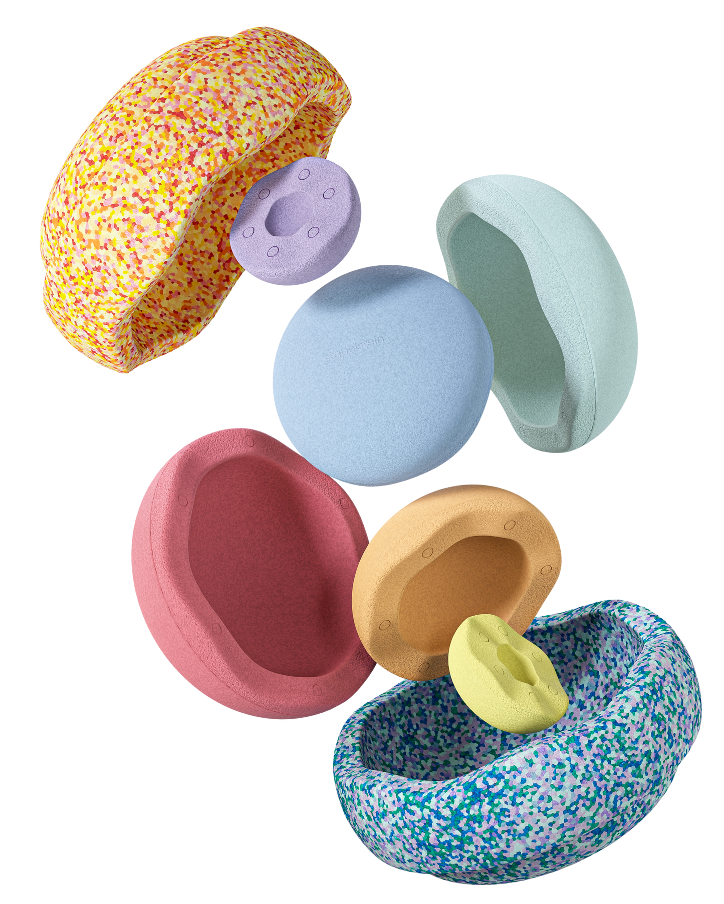 Stapelstein® Inside Set pastel 8 el.