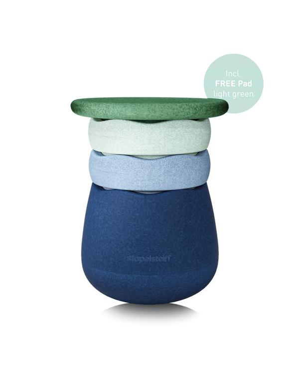 Stapelstein® Aktywne siedzisko Dynamic all waters & greens 4 el. + free Pad w pasującym kolorze