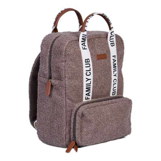 Childhome Plecak Family Club Signature Teddy Soft brown
