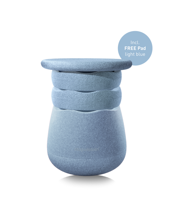 Stapelstein® Dynamic all light blue 4 el. + free Pad w pasującym kolorze