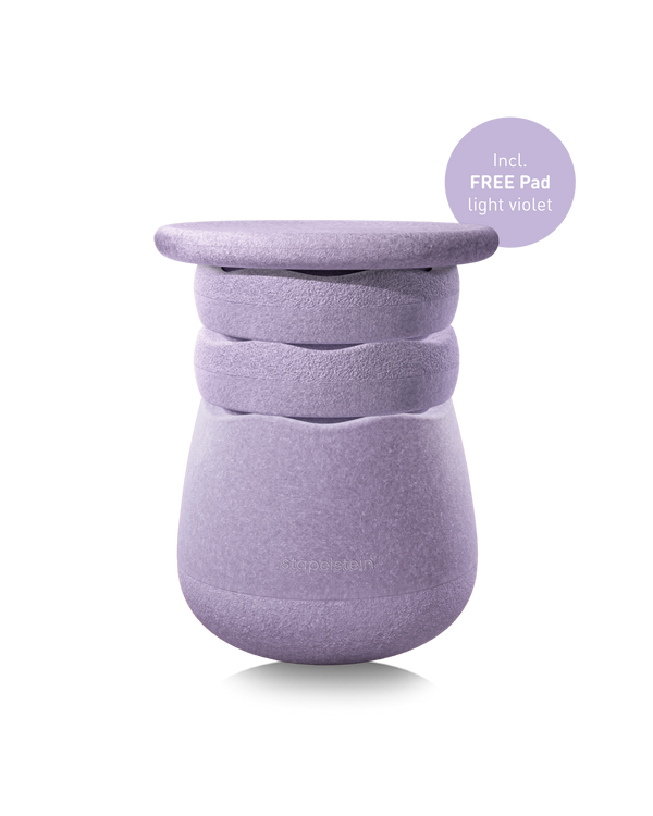 Stapelstein® Dynamic all light violet 4 el. + free Pad w pasującym kolorze