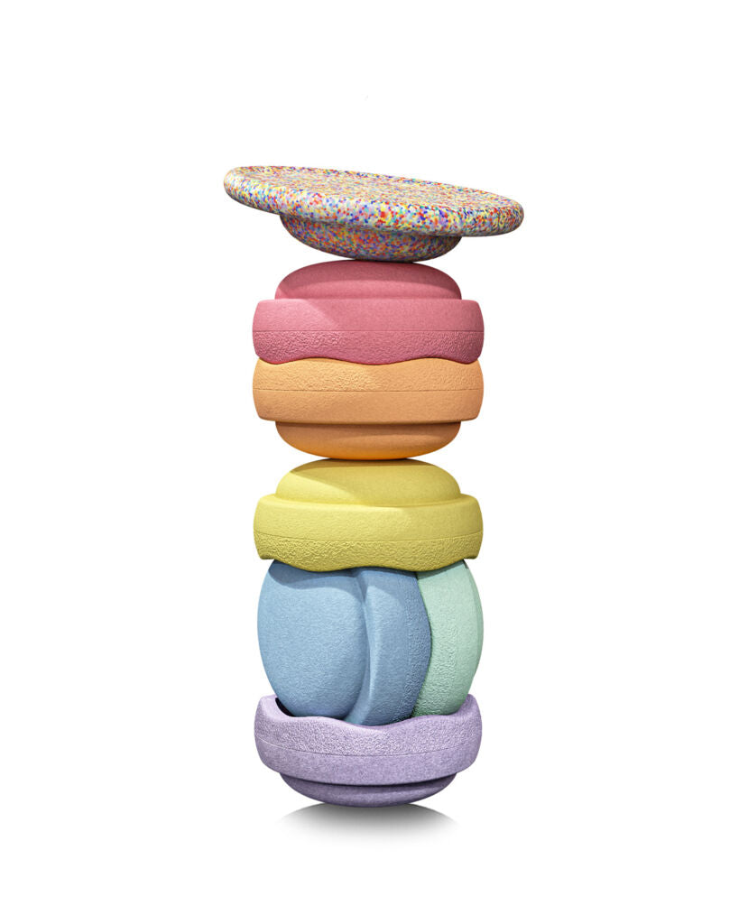 Stapelstein® Rainbow Set pastel 7 el.