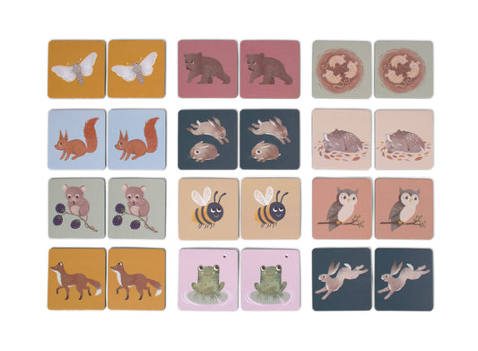 Filibabba Gra Memory Nordic animals