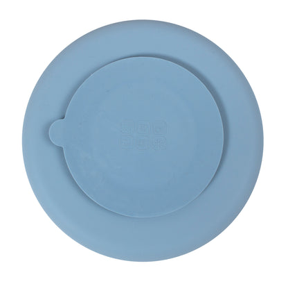 Filibabba Silikonowy talerzyk z przegródkami Powder Blue