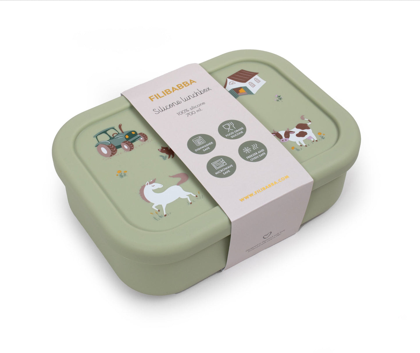 Filibabba Lunch Box Green