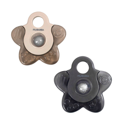 Filibabba Gryzak chłodzący Cooling Star 2 szt. Grey