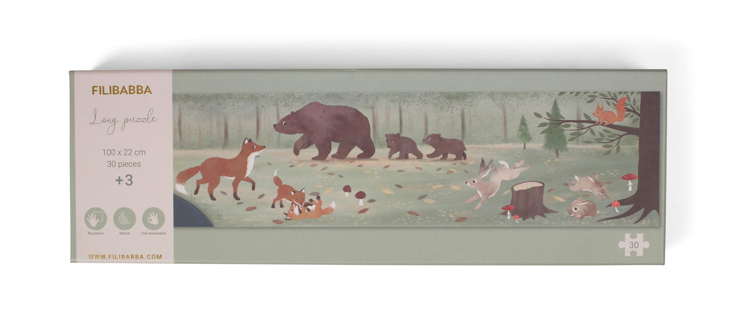 Filibabba Puzzle 30 el. Nordic animals