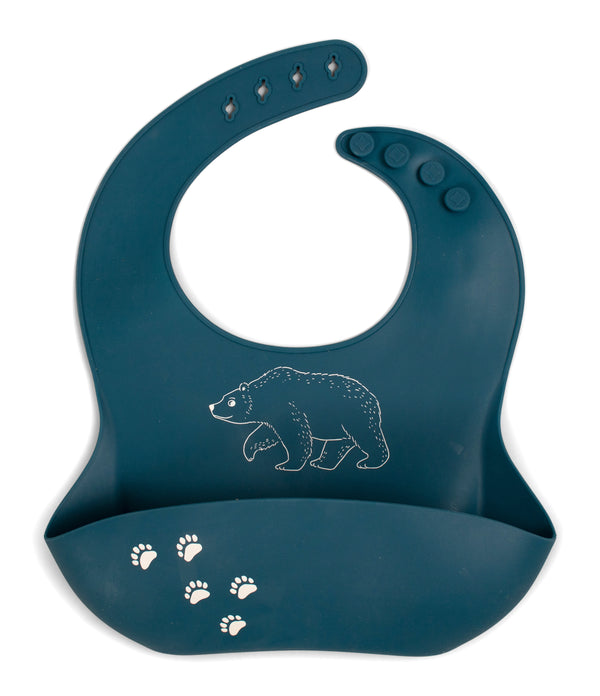 Filibabba Śliniak silikonowy Bear