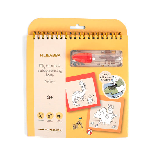 Filibabba Moja ulubiona kolorowanka wodna Dinos