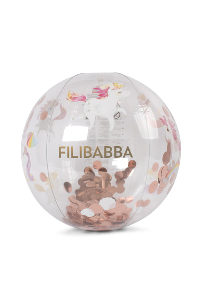 Filibabba Piłka plażowa Unicorn Shores Confetti