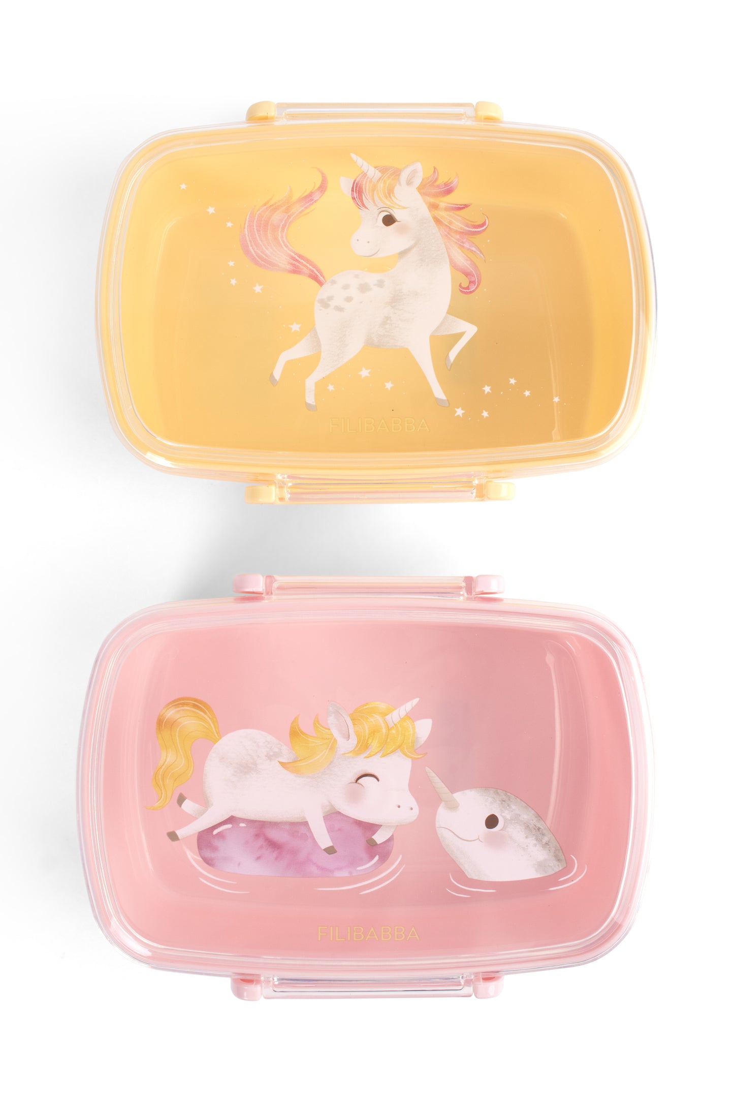Filibabba Lunch Box 2-pak Unicorn Shores
