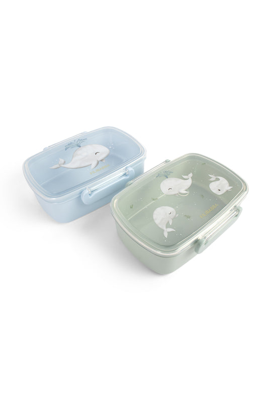 Filibabba Lunch Box 2-pak Christian's Whale Tales